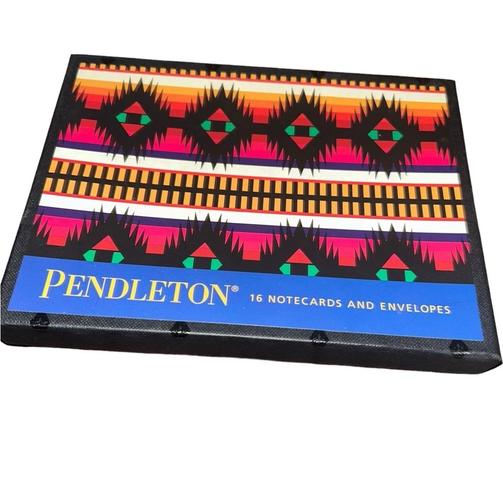 Pendleton wool native american inspired 14 notecard & envelopes textile patterns